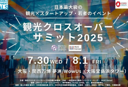 観光庁後援『観光クロスオーバーサミット2025』にて、弊社代表川口が登壇